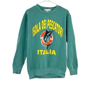 Firstport Women's Isola Di Pescatori Crew Neck Sweatshirt size XL